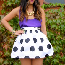 “Connect The Dots” Polka Dot Skirt Giveaway
